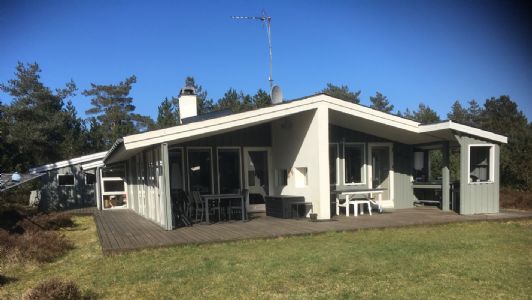 Large summer house on heather-covered grounds, Vester Ls, 4 rooms 8 people